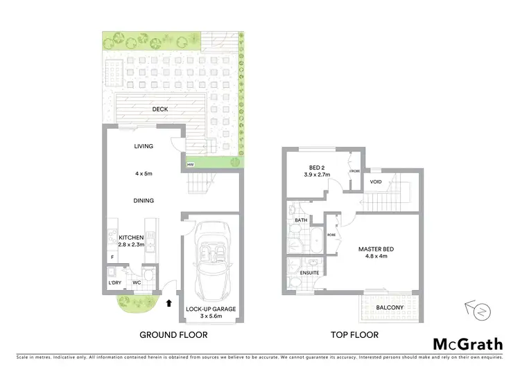 Floorplan of Homely townhouse listing, 3/3 Fore Street, Canterbury NSW 2193
