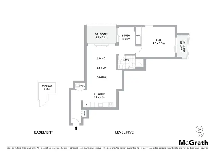 Floorplan of Homely apartment listing, 510/105 Ross Street, Forest Lodge NSW 2037