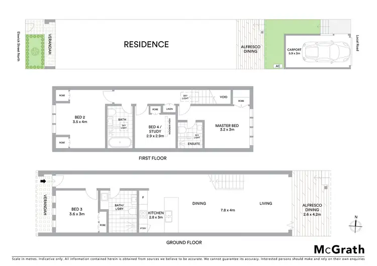 Floorplan of Homely house listing, 223A Elswick Street North, Leichhardt NSW 2040