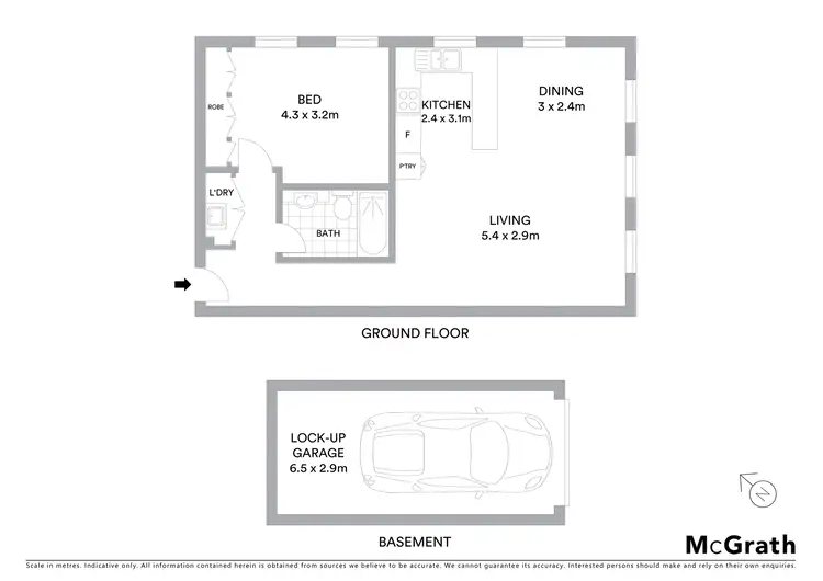 Floorplan of Homely apartment listing, 17/76A Balmain Road, Leichhardt NSW 2040