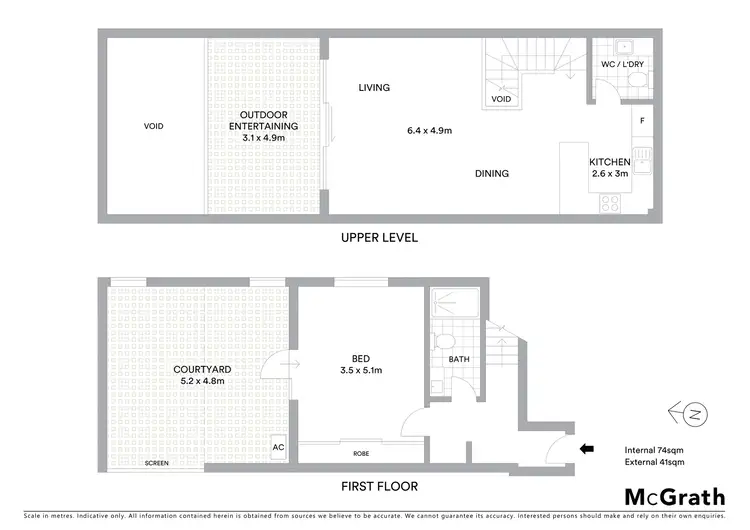 Floorplan of Homely apartment listing, 6/6 Norton Street, Leichhardt NSW 2040