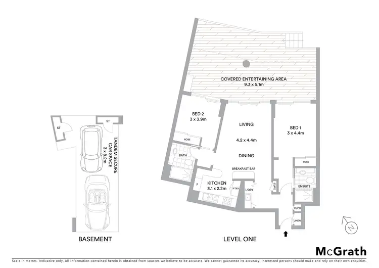 Floorplan of Homely unit listing, 132/27 Bennelong Parkway, Wentworth Point NSW 2127