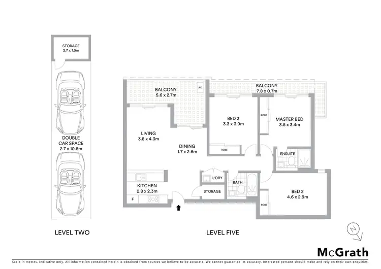 Floorplan of Homely unit listing, 506/1 Half Street, Wentworth Point NSW 2127