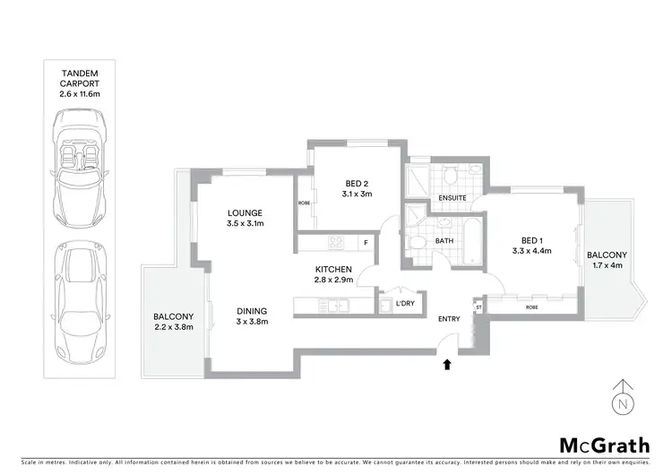 Floorplan of Homely apartment listing, 801/2 The Piazza, Wentworth Point NSW 2127