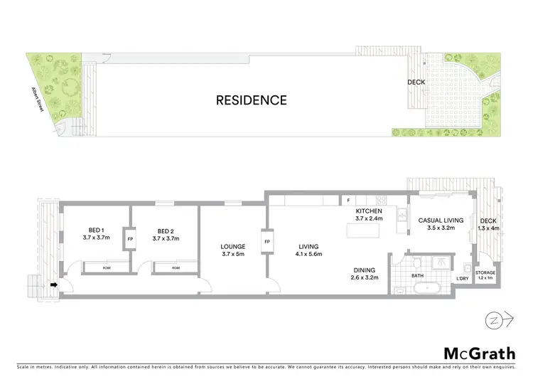 Floorplan of Homely house listing, 53 Albert Street, Leichhardt NSW 2040