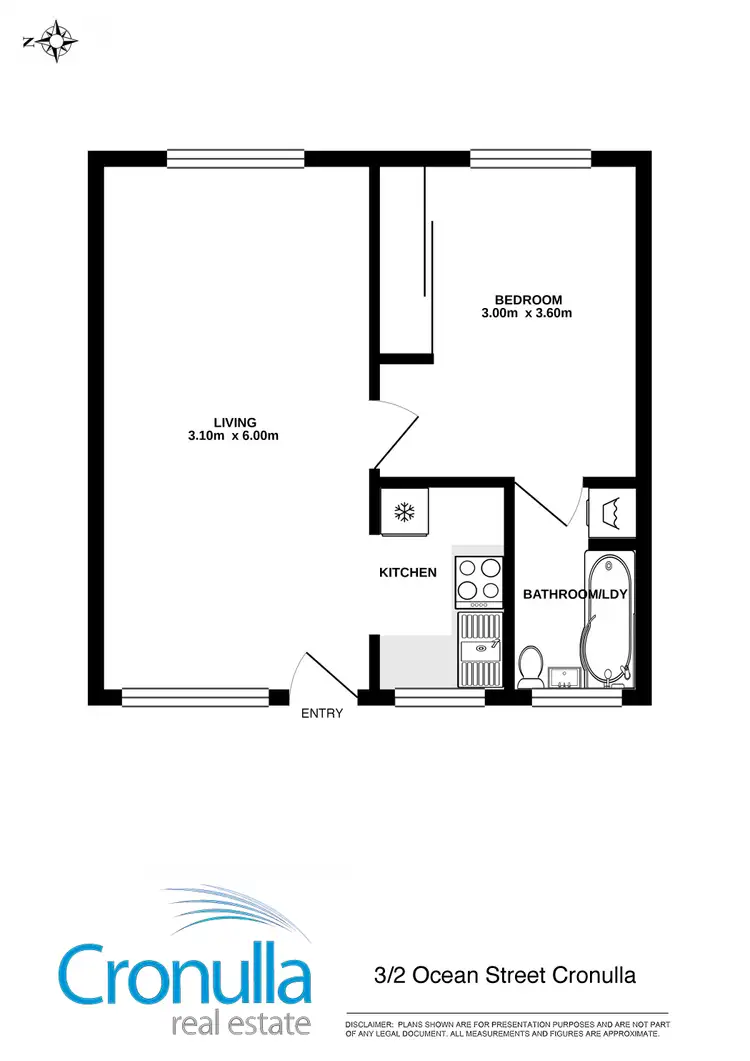 Floorplan of Homely apartment listing, 3/2 Ocean Street, Cronulla NSW 2230