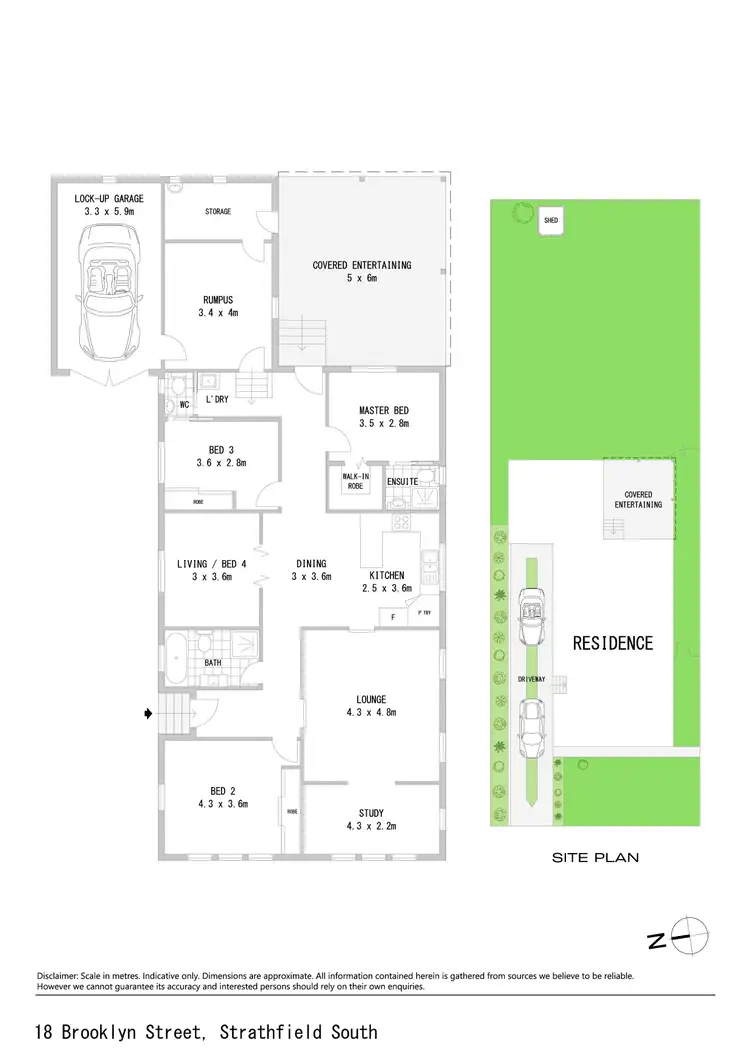 Floorplan of Homely house listing, 18 Brooklyn Street, Strathfield South NSW 2136