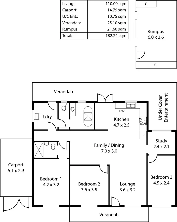 Floorplan of Homely house listing, 19 George Street, Semaphore Park SA 5019