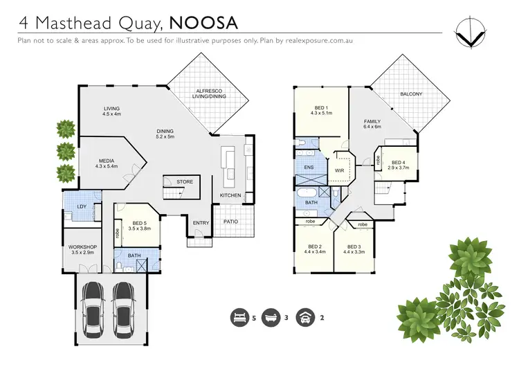 Floorplan of Homely house listing, 4 Masthead Quay, Noosa Waters QLD 4566