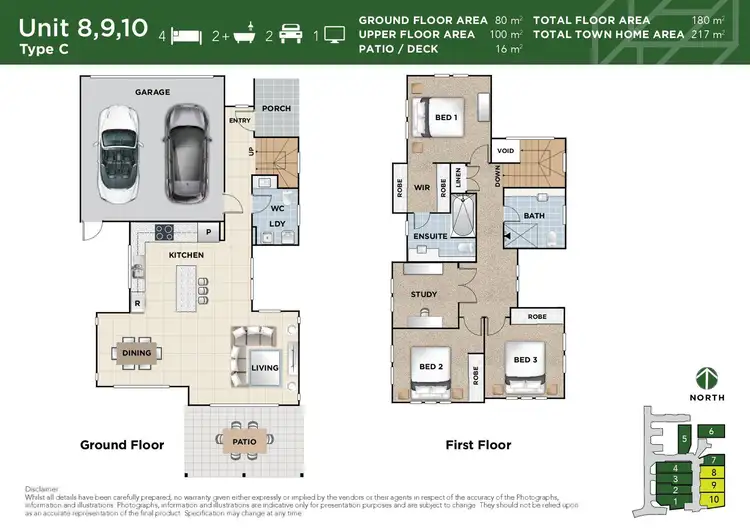 Floorplan of Homely townhouse listing, 8/25 Cecilia Close, Carina Heights QLD 4152