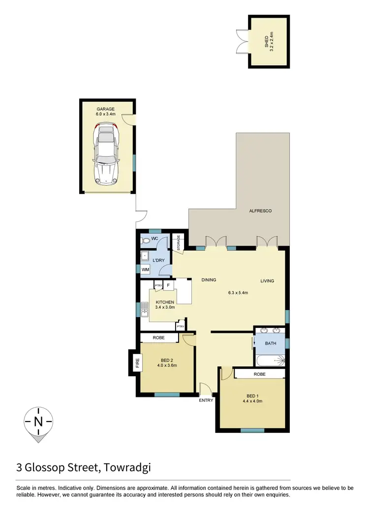 Floorplan of Homely house listing, 3 Glossop Street, Towradgi NSW 2518