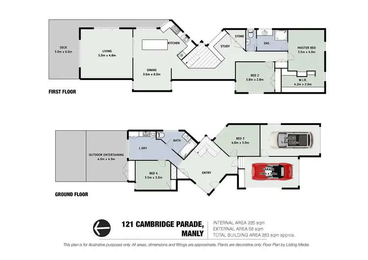 Floorplan of Homely house listing, 121 Cambridge Parade, Manly QLD 4179