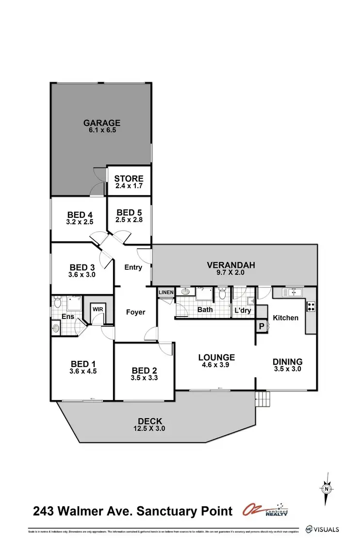 Floorplan of Homely house listing, 243 Walmer Avenue, Sanctuary Point NSW 2540