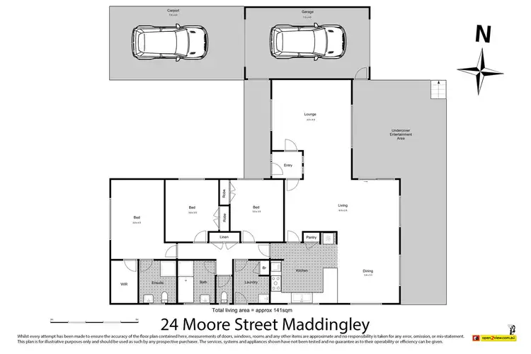 Floorplan of Homely house listing, 24 Moore Street, Bacchus Marsh VIC 3340