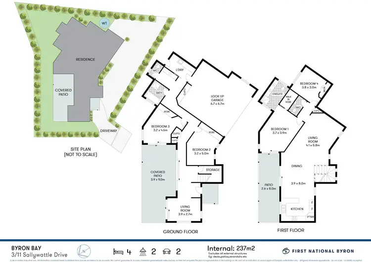 Floorplan of Homely house listing, 11/3 Sallywattle Drive, Suffolk Park NSW 2481