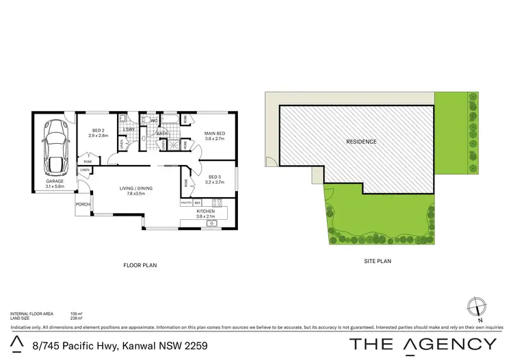Floorplan of Homely villa listing, 8/745-747 Pacific Highway, Kanwal NSW 2259
