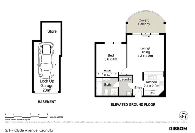 Floorplan of Homely apartment listing, 2/1-7 Clyde Avenue, Cronulla NSW 2230