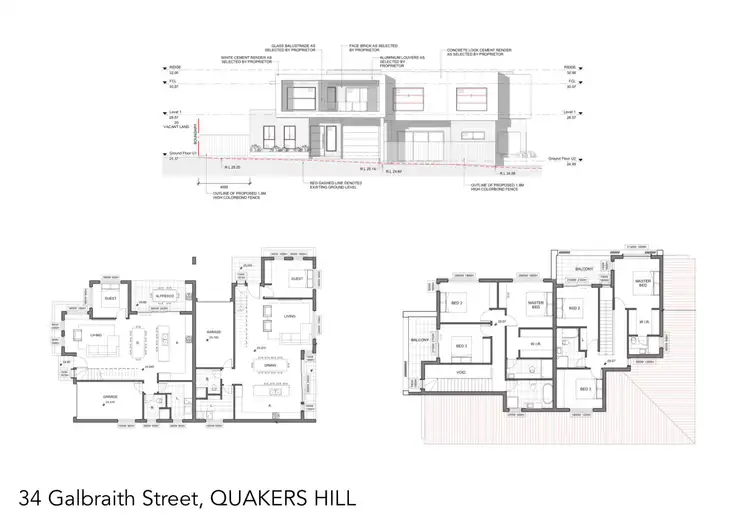 Floorplan of Homely land listing, 34 Galbraith Street, Quakers Hill NSW 2763