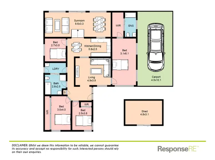 Floorplan of Homely house listing, 9 Weatherby Avenue, Cambridge Park NSW 2747