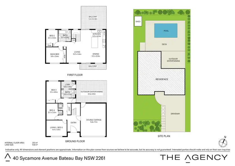 Floorplan of Homely house listing, 40 Sycamore Avenue, Bateau Bay NSW 2261
