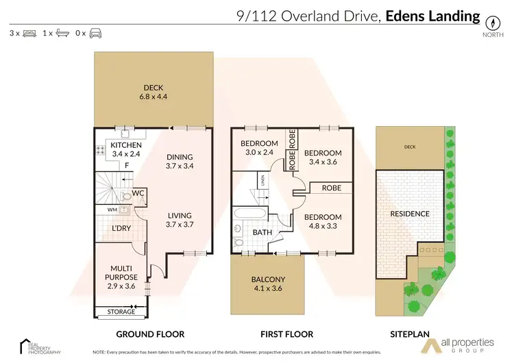 Floorplan of Homely unit listing, 9/112 Overland Drive, Edens Landing QLD 4207