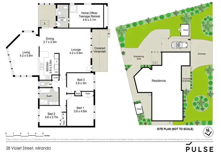 Floorplan of Homely house listing, 28 Violet Street, Miranda NSW 2228