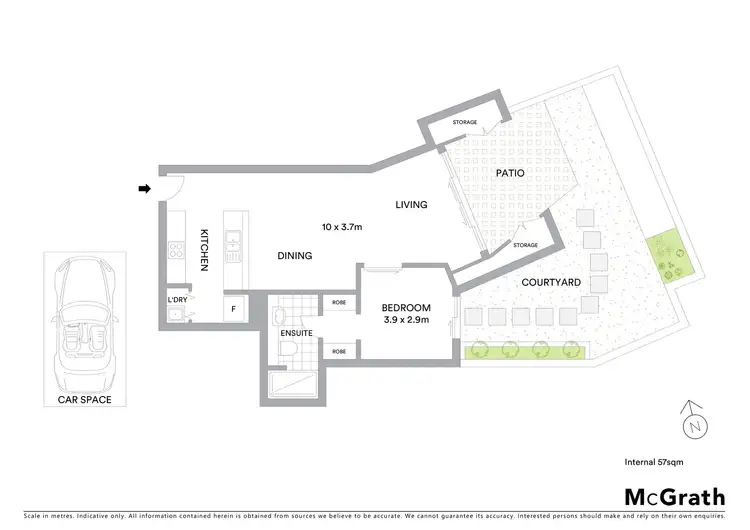 Floorplan of Homely apartment listing, 5/197 Birrell Street, Waverley NSW 2024