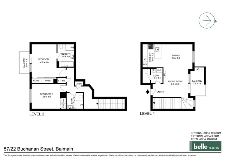 Floorplan of Homely apartment listing, 57/22 Buchanan Street, Balmain NSW 2041