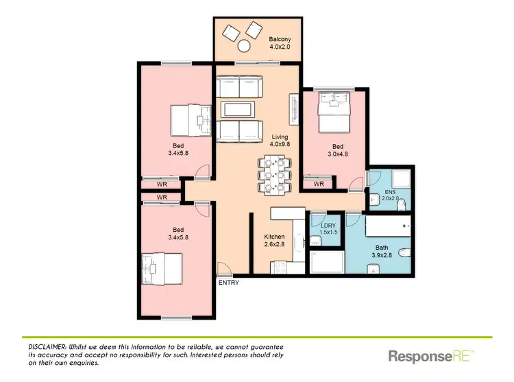 Floorplan of Homely unit listing, 31/13-19 Robert Street, Penrith NSW 2750