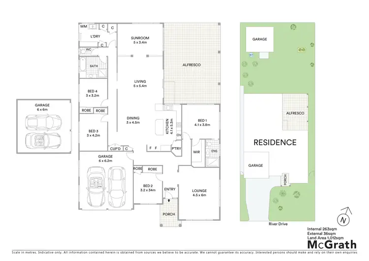 Floorplan of Homely house listing, 43 River Drive, East Wardell NSW 2477