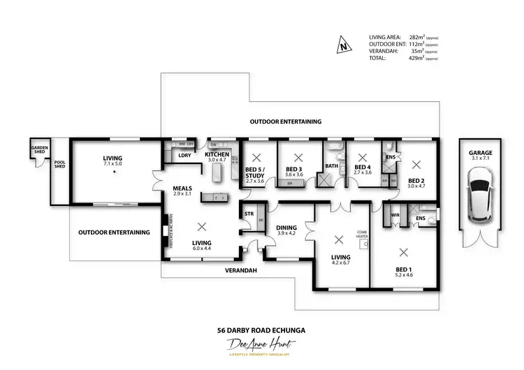Floorplan of Homely rural property listing, 56 Darby Road, Echunga SA 5153