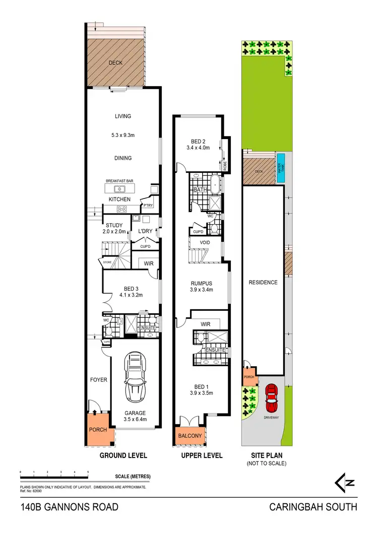Floorplan of Homely semi-detached listing, 140b Gannons Road, Caringbah South NSW 2229