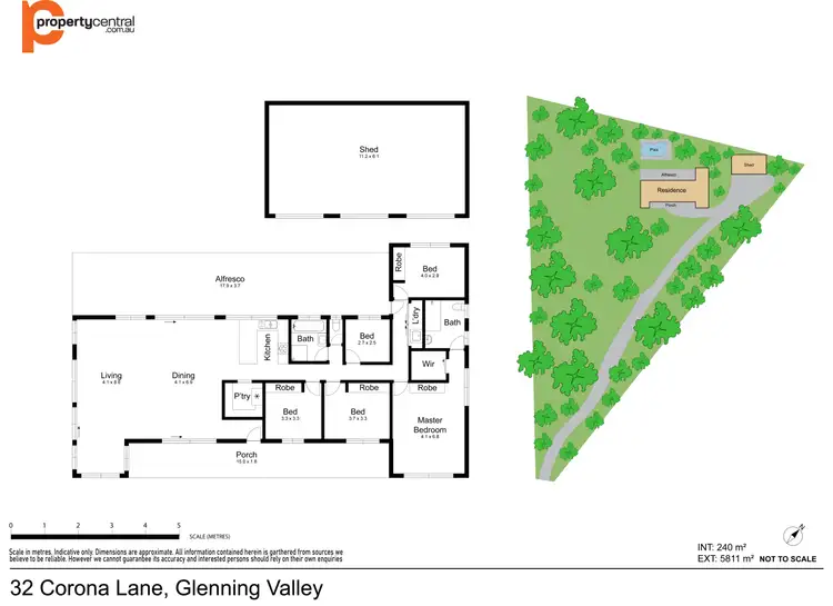 Floorplan of Homely rural property listing, 32 Corona Lane, Glenning Valley NSW 2261