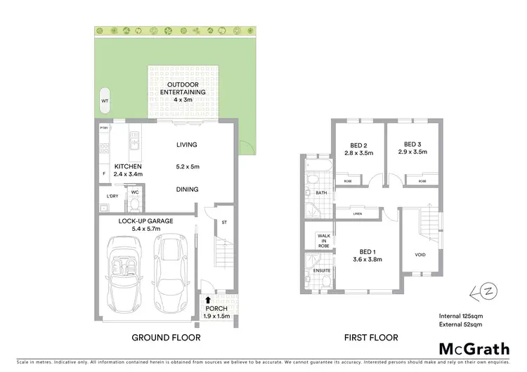 Floorplan of Homely townhouse listing, 6/20A Kinarra Avenue, Wyoming NSW 2250