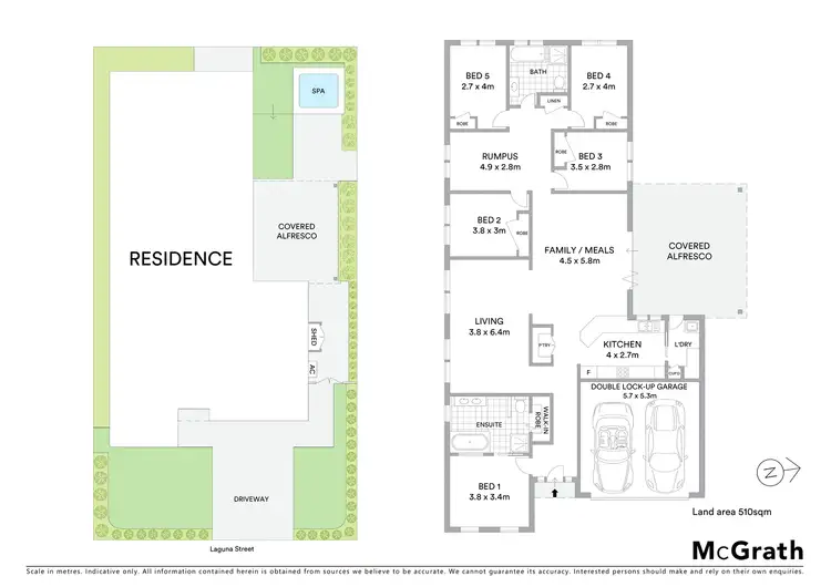 Floorplan of Homely house listing, 15 Laguna Street, Kellyville Ridge NSW 2155