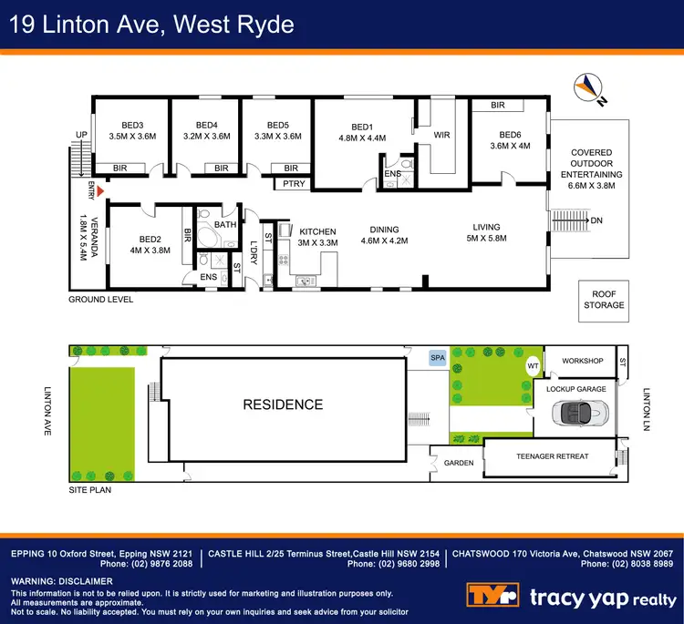 Floorplan of Homely house listing, 19 Linton Avenue, West Ryde NSW 2114