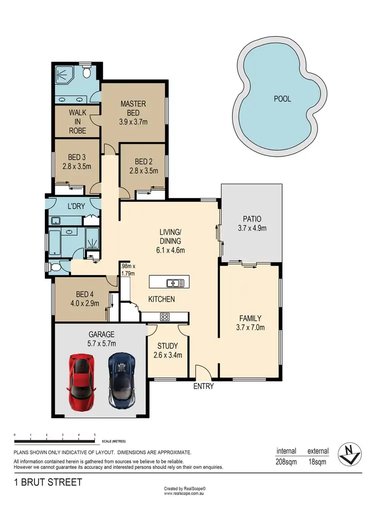 Floorplan of Homely house listing, 1 Brut Street, Mount Cotton QLD 4165