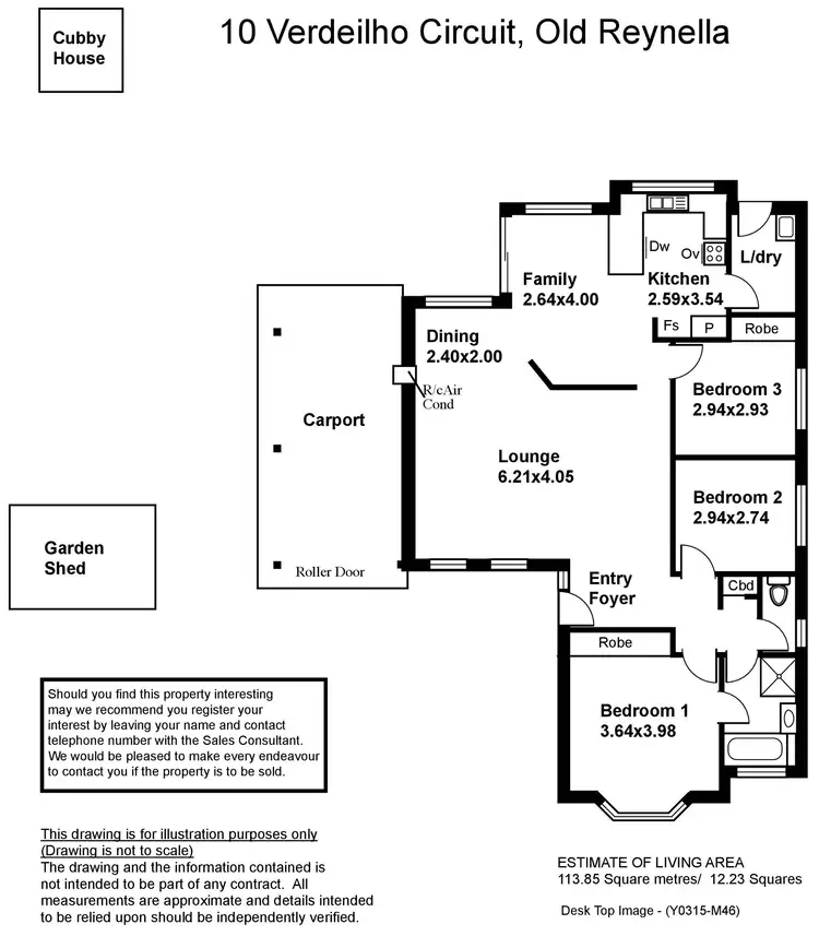 Floorplan of Homely house listing, 10 Verdeilho Circuit, Old Reynella SA 5161
