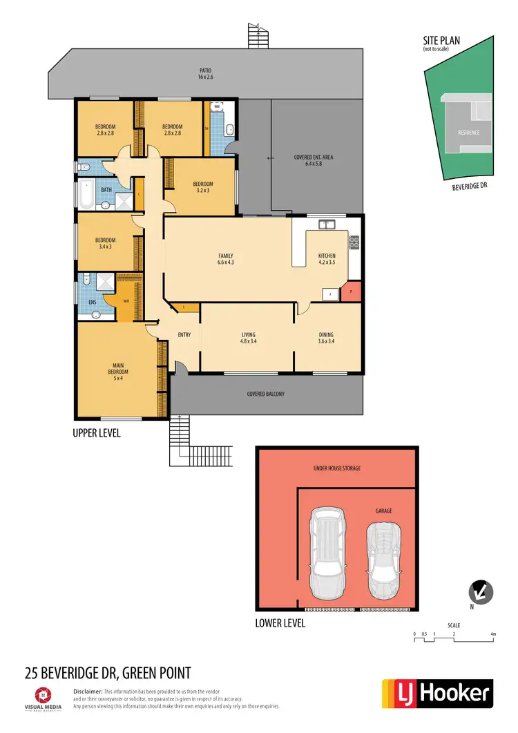 Floorplan of Homely house listing, 25 Beveridge Drive, Green Point NSW 2251