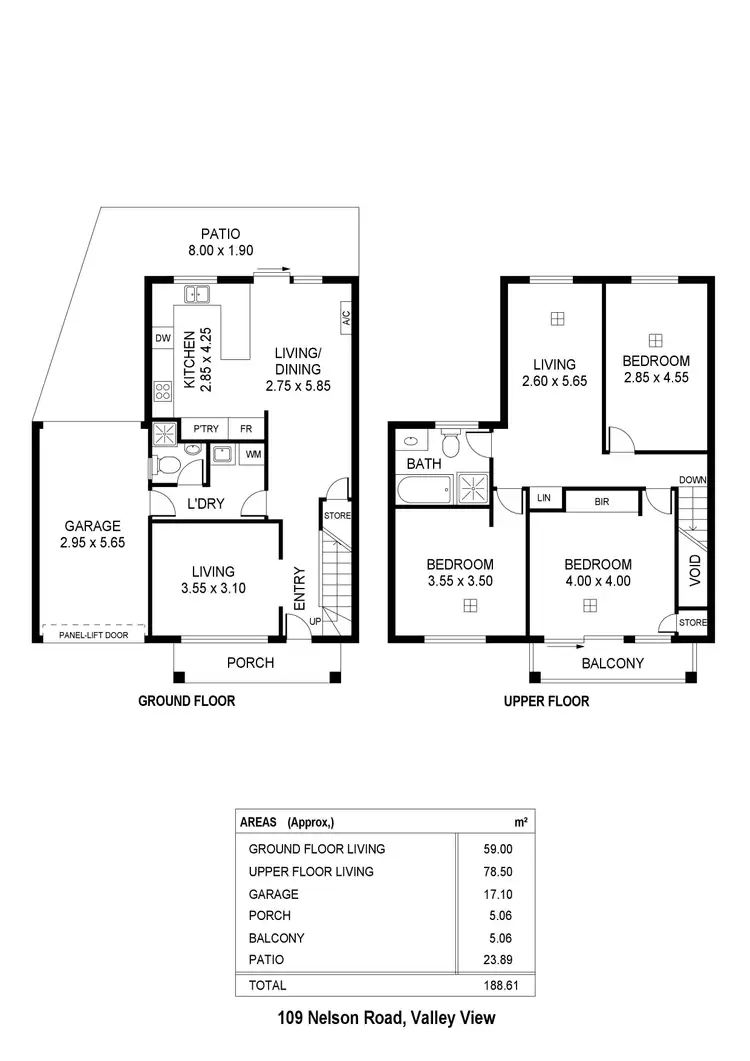 Floorplan of Homely house listing, 109 Nelson Road, Valley View SA 5093