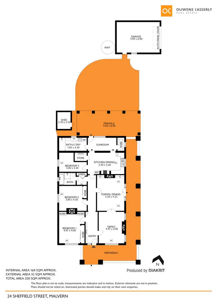 Floorplan of Homely house listing, 24 Sheffield Street, Malvern SA 5061