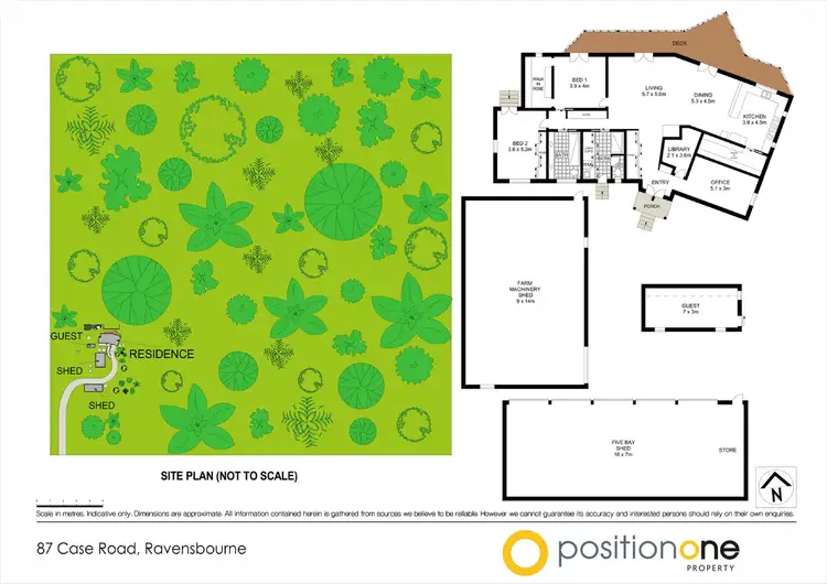 Floorplan of Homely rural property listing, 87 Case Road, Ravensbourne QLD 4352