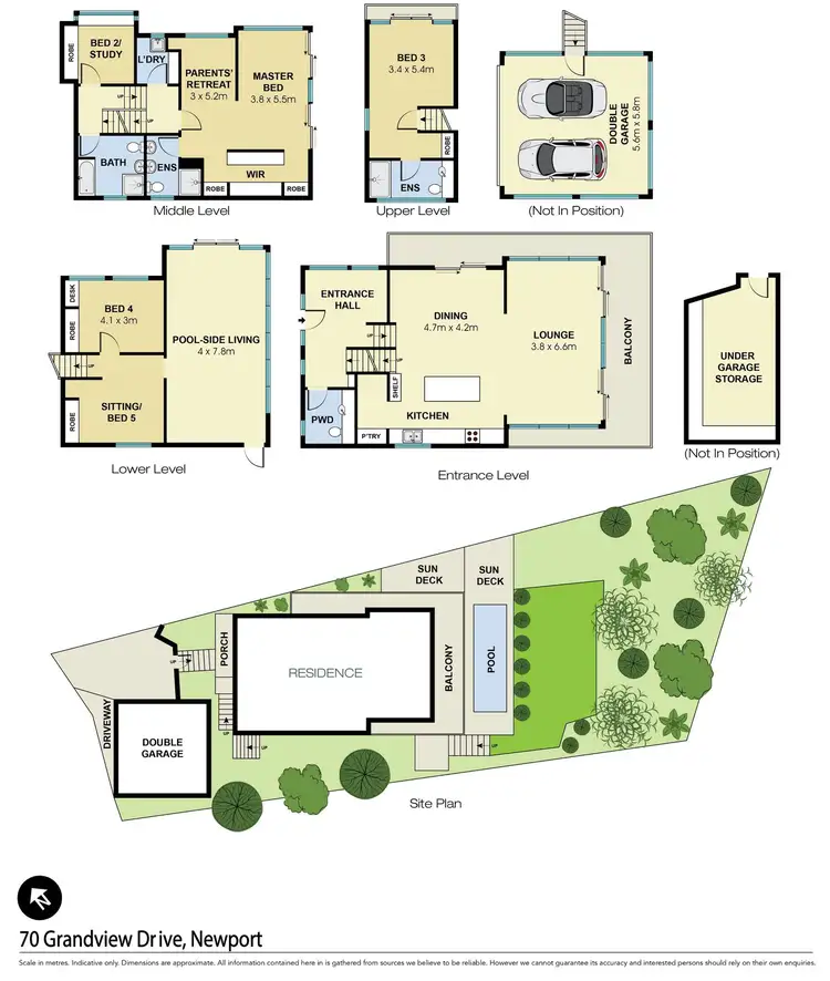 Floorplan of Homely house listing, 70 Grandview Drive, Newport NSW 2106