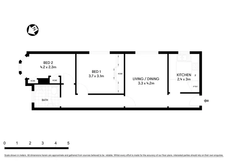 Floorplan of Homely apartment listing, 4/1 Harriette Street, Neutral Bay NSW 2089