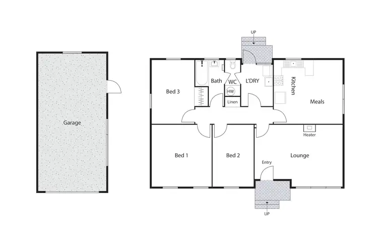 Floorplan of Homely house listing, 2 McPhee Place, Curtin ACT 2605
