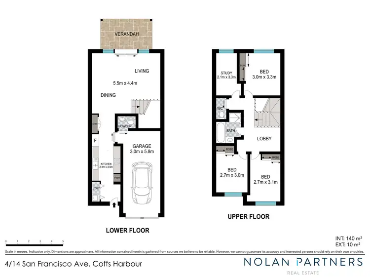 Floorplan of Homely townhouse listing, 4/14 San Francisco Avenue, Coffs Harbour NSW 2450