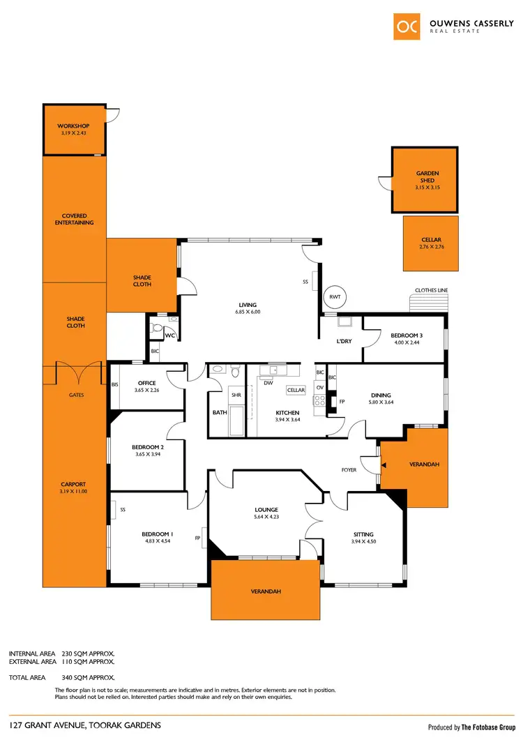 Floorplan of Homely house listing, 127 Grant Avenue, Toorak Gardens SA 5065
