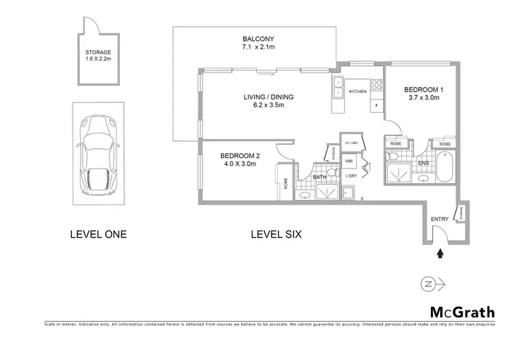 Floorplan of Homely apartment listing, 141/8-12 Thomas Street, Waitara NSW 2077