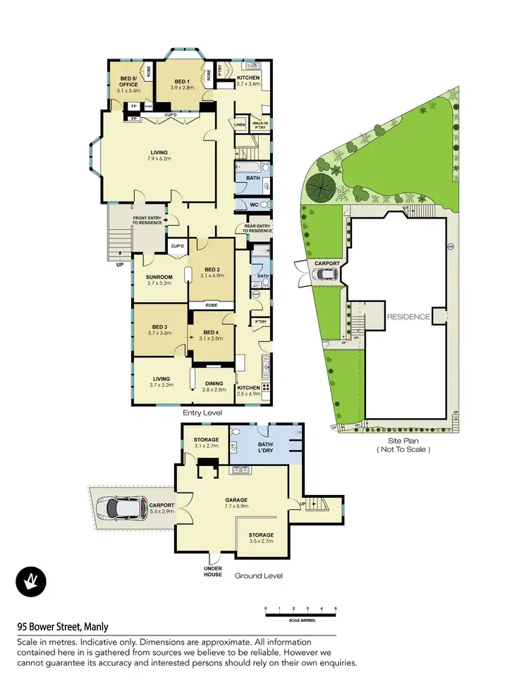 Floorplan of Homely house listing, 95 Bower Street, Manly NSW 2095