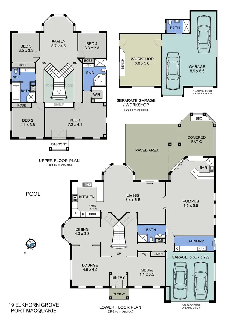 Floorplan of Homely house listing, 19 Elkhorn Grove, Port Macquarie NSW 2444